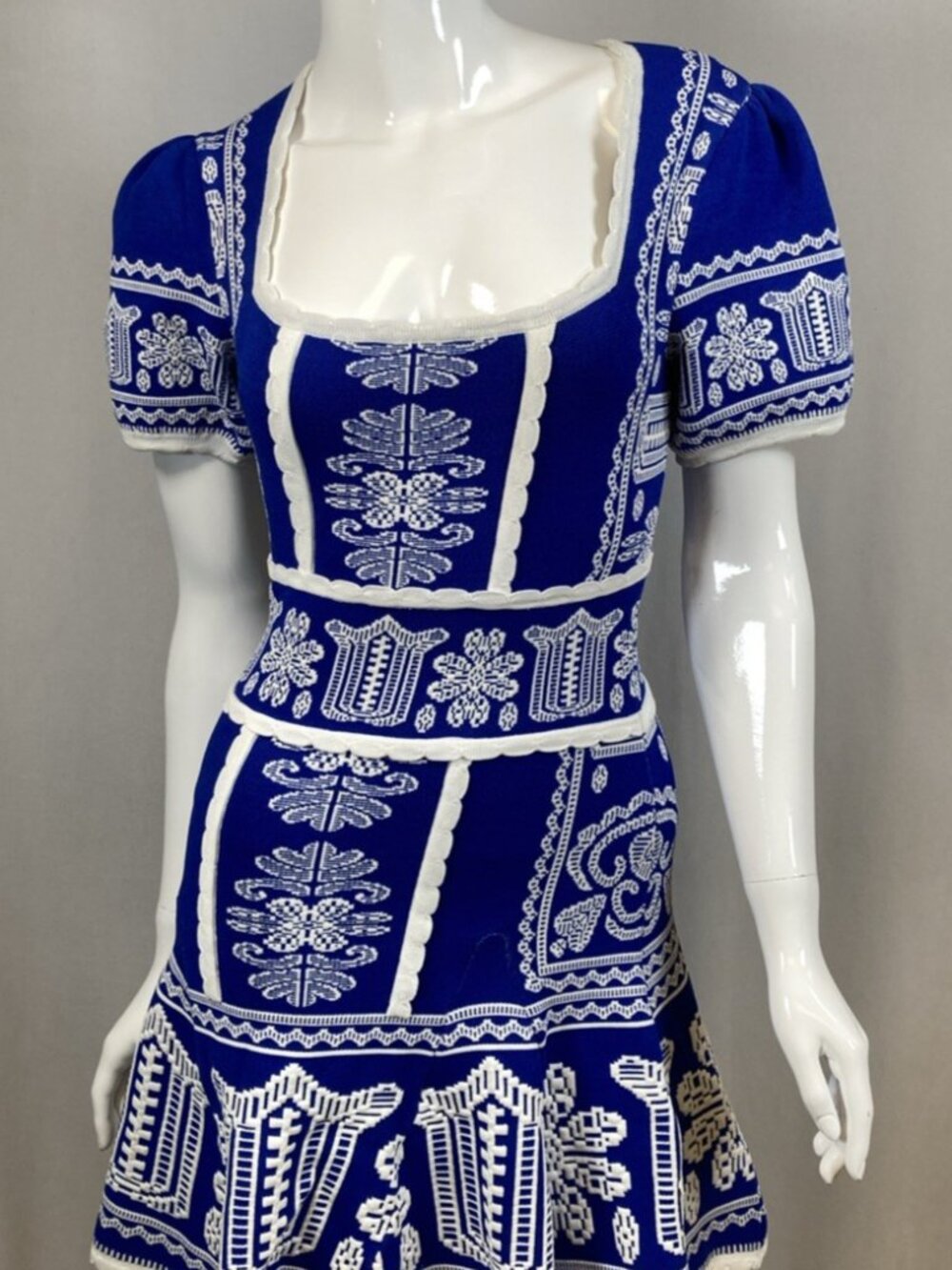 Alice McCall Devotion Mini Dress Blue White Size 0